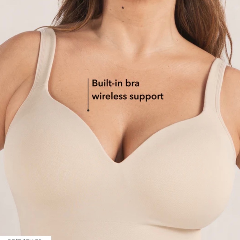 Shapermint Essentials Sweetheart Built-In Bra Shaper Cami